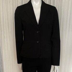 Vintage Y2K Esprit Collection Classic Black Women's Short  2 Button Blazer Sz 6
